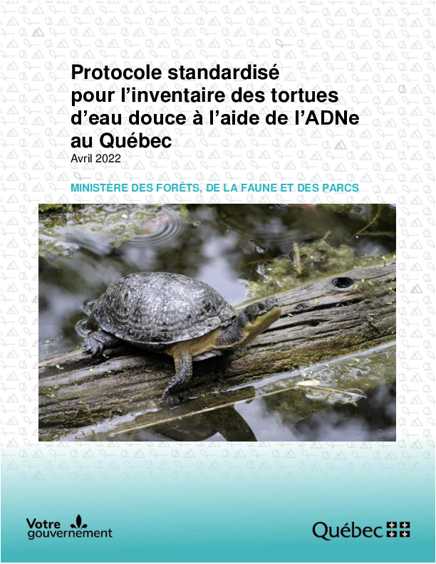 Protocole standardisé pour l'inventaire des tortues d'eau douce à l'aide de l'ADNe au Québec